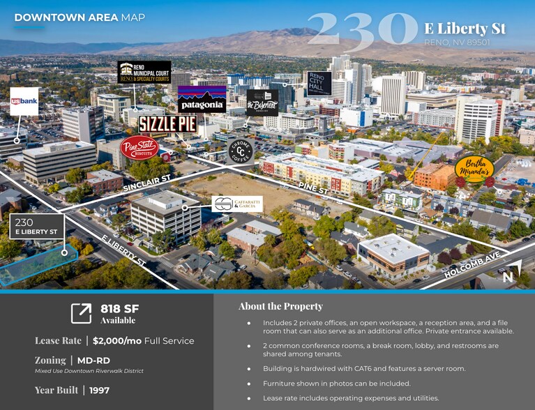 230 E Liberty St, Reno, NV à louer - Photo de l’immeuble – Image 2 sur 6