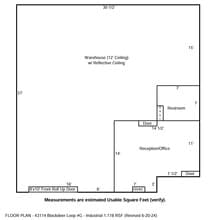 43114 Black Deer Loop, Temecula, CA à louer Plan d’étage– Image 1 sur 1