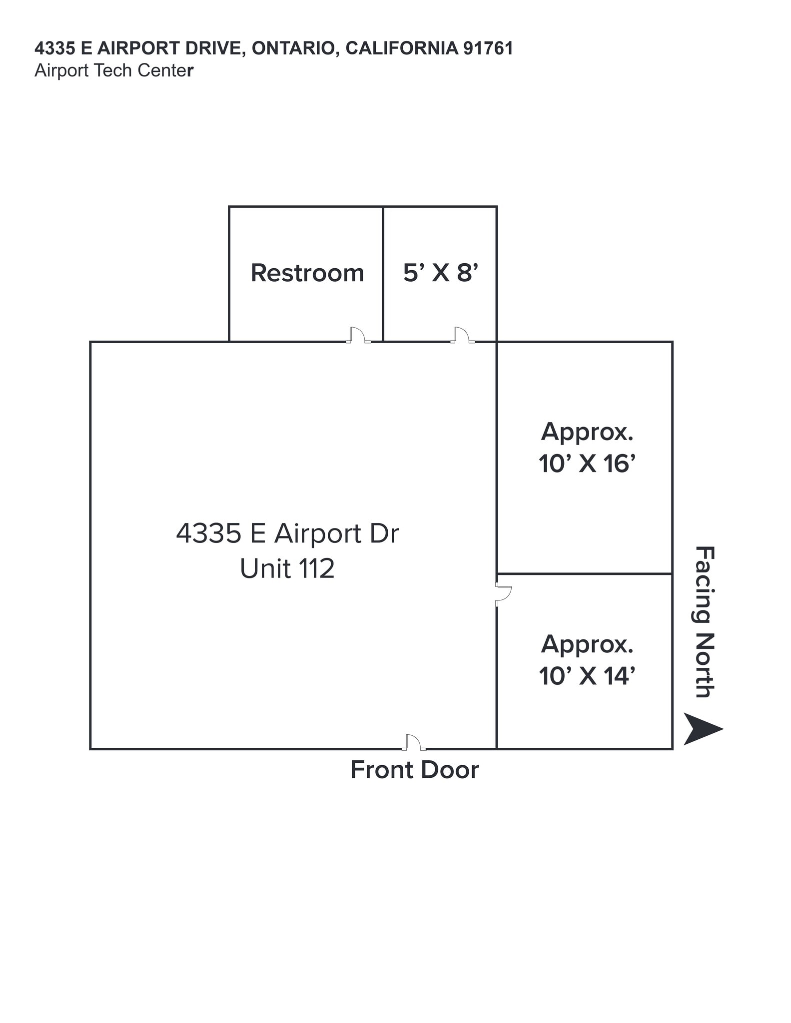 4335 E Airport Dr, Ontario, CA à louer Plan de site– Image 1 sur 2