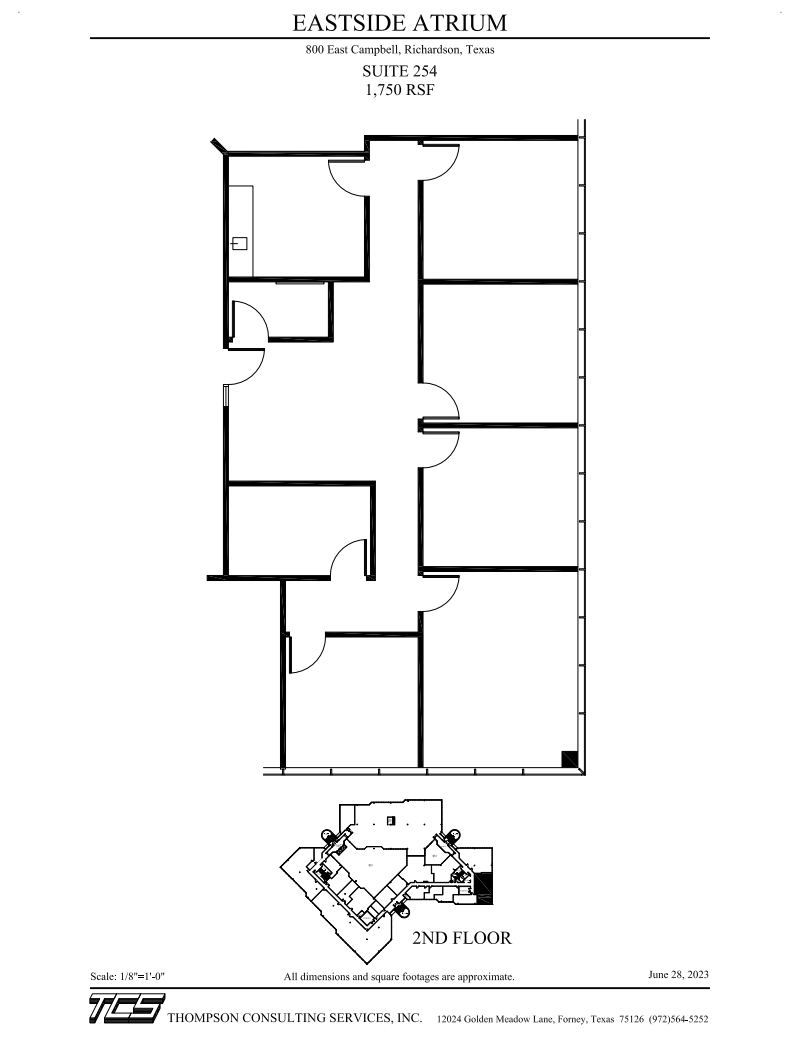 800 E Campbell Rd, Richardson, TX à louer Plan d’étage– Image 1 sur 1