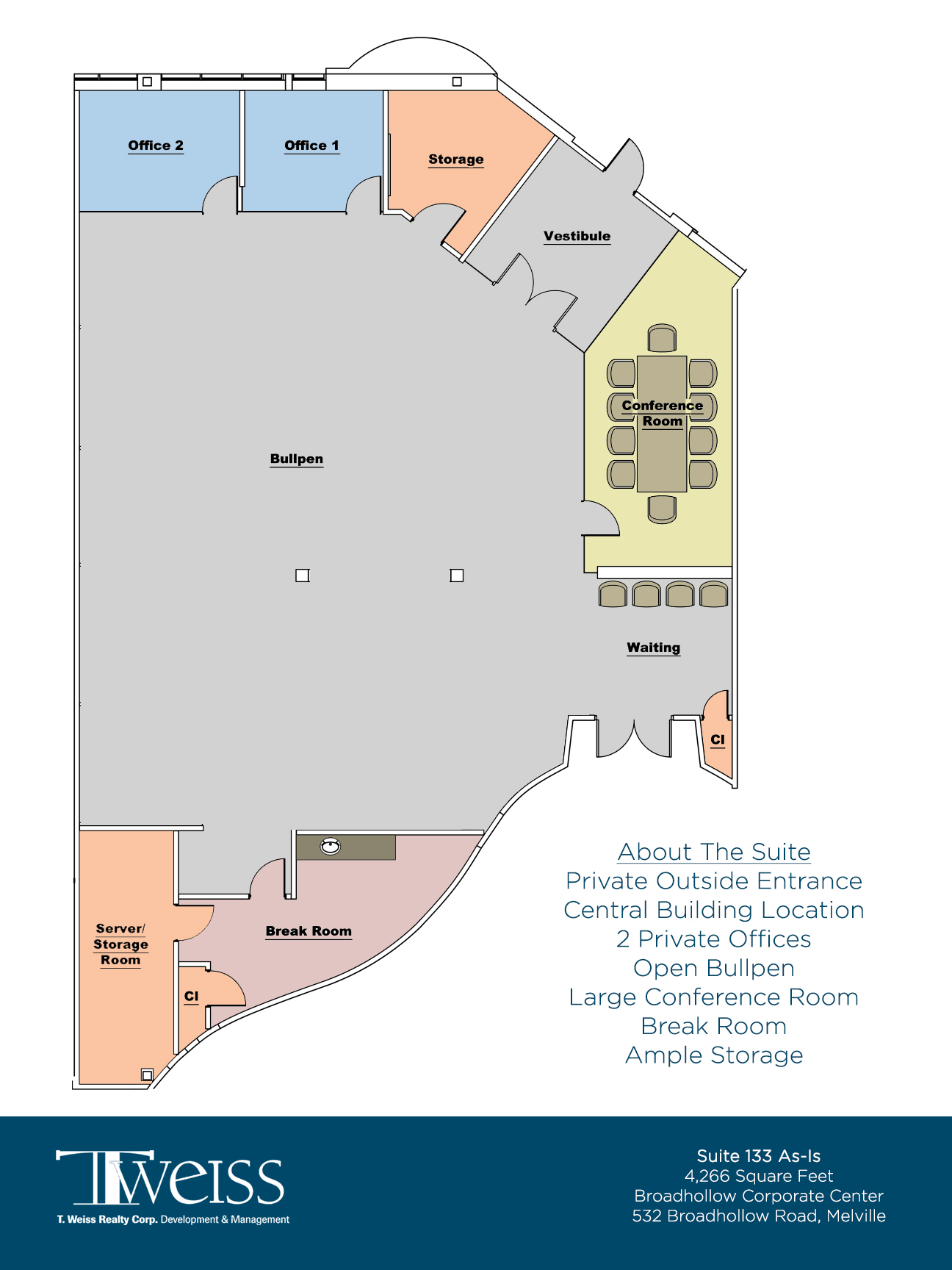 532 Broadhollow Rd, Melville, NY à louer Plan d’étage– Image 1 sur 9