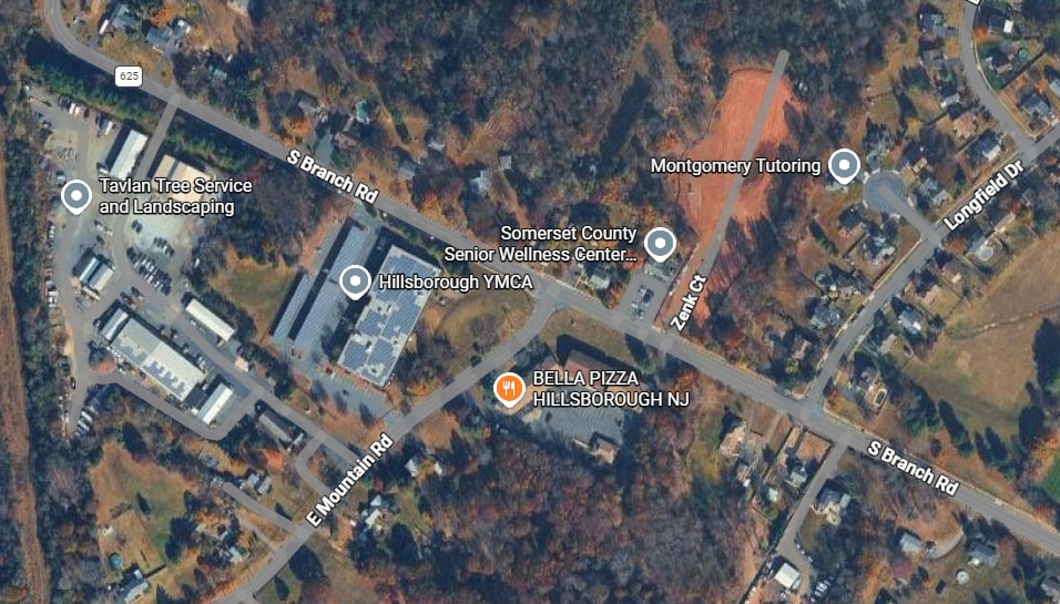 342 S Branch Rd, Hillsborough, NJ à vendre - Aérien – Image 3 sur 6