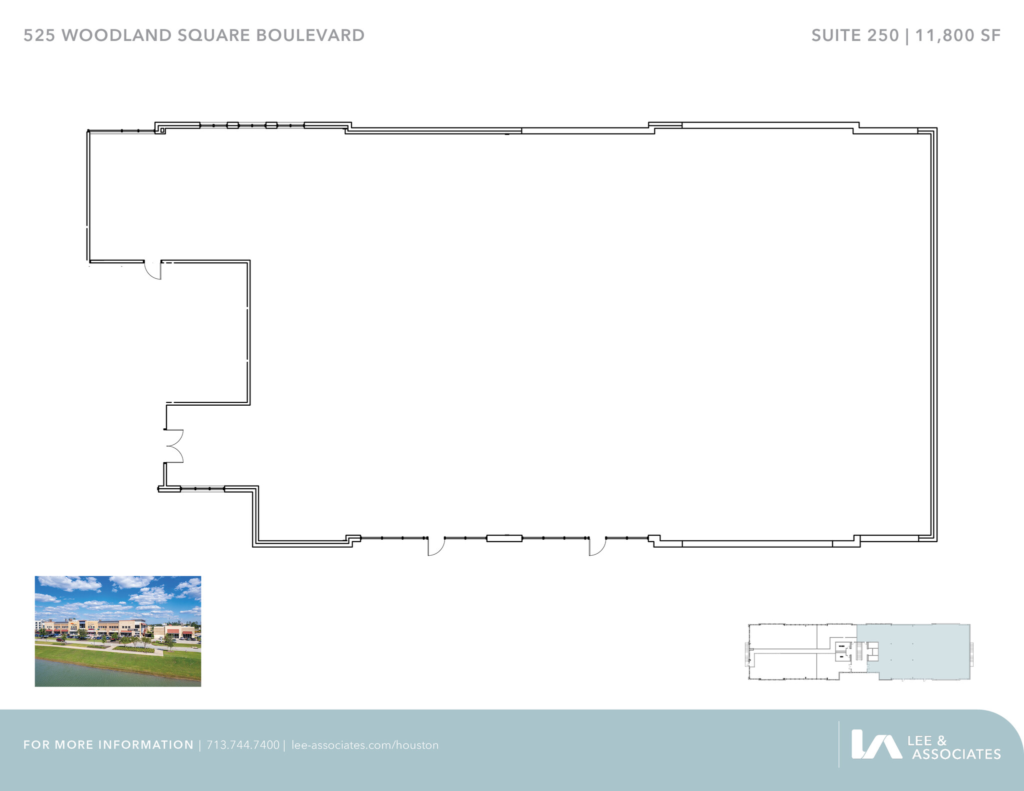 525 Woodland Square Blvd, Conroe, TX à louer Plan d’étage– Image 1 sur 1