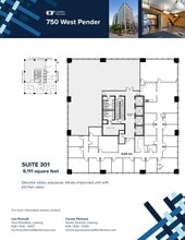 750 W Pender St, Vancouver, BC à louer Plan de site– Image 1 sur 1