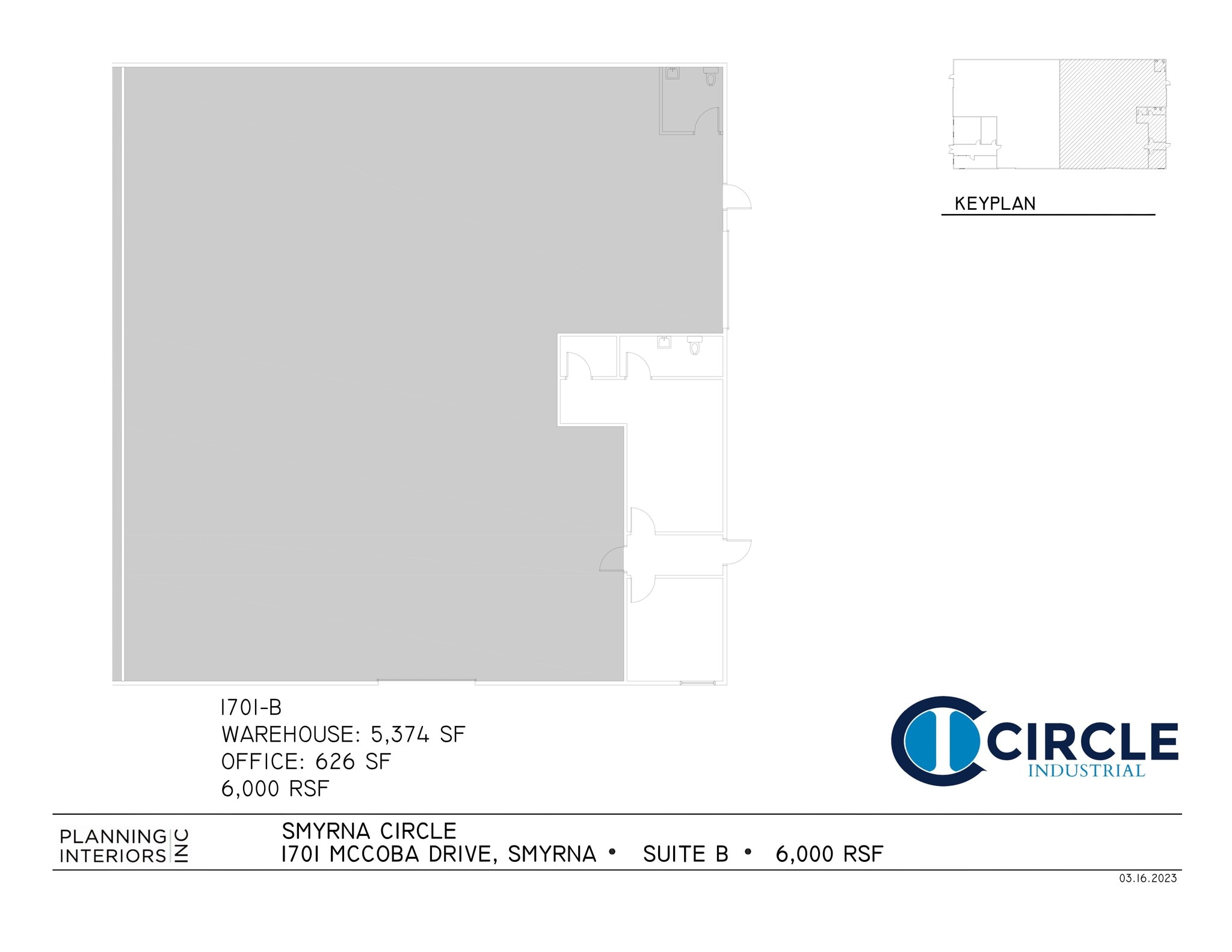 1701-1761 McCoba Dr SE, Smyrna, GA à louer Plan de site– Image 1 sur 1