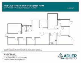 5440 NW 33rd Ave, Fort Lauderdale, FL à louer Plan d’étage– Image 1 sur 10