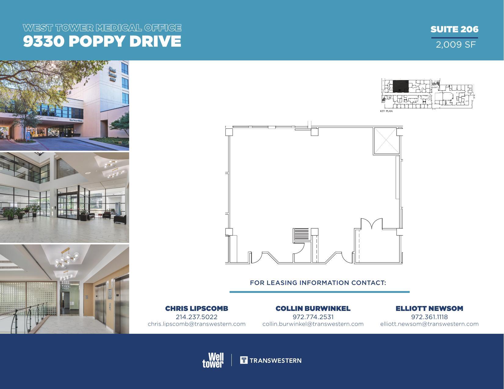 9330 Poppy Dr, Dallas, TX à louer Plan d’étage– Image 1 sur 1
