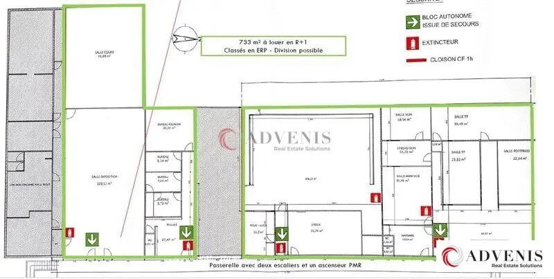 Bureau dans Bordeaux à louer - Plan d’étage – Image 3 sur 3