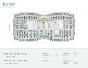 11 Madison Ave, New York, NY à louer Plan d’étage– Image 2 sur 4
