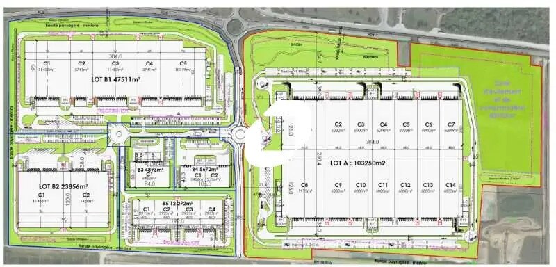 Industriel/Logistique dans Marolles-sur-Seine à louer - Plan d’étage – Image 2 sur 2