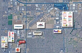 625 E Iris Pl, Chandler, AZ - Vue aérienne  vue de carte