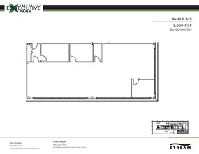 301 McCullough Dr, Charlotte, NC à louer Plan d’étage– Image 1 sur 1