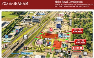 Plus de détails pour Twin City Highway, Groves, TX - Terrain à vendre