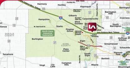 300 Airport Rd, Elgin, IL à louer Carte– Image 2 sur 3