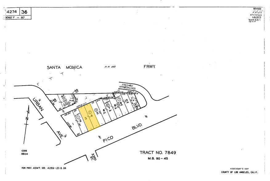 3307-3309 Pico Blvd, Santa Monica, CA à louer - Plan cadastral – Image 2 sur 27