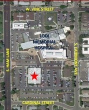 999 S Fairmont Ave, Lodi, CA - Vue aérienne  vue de carte