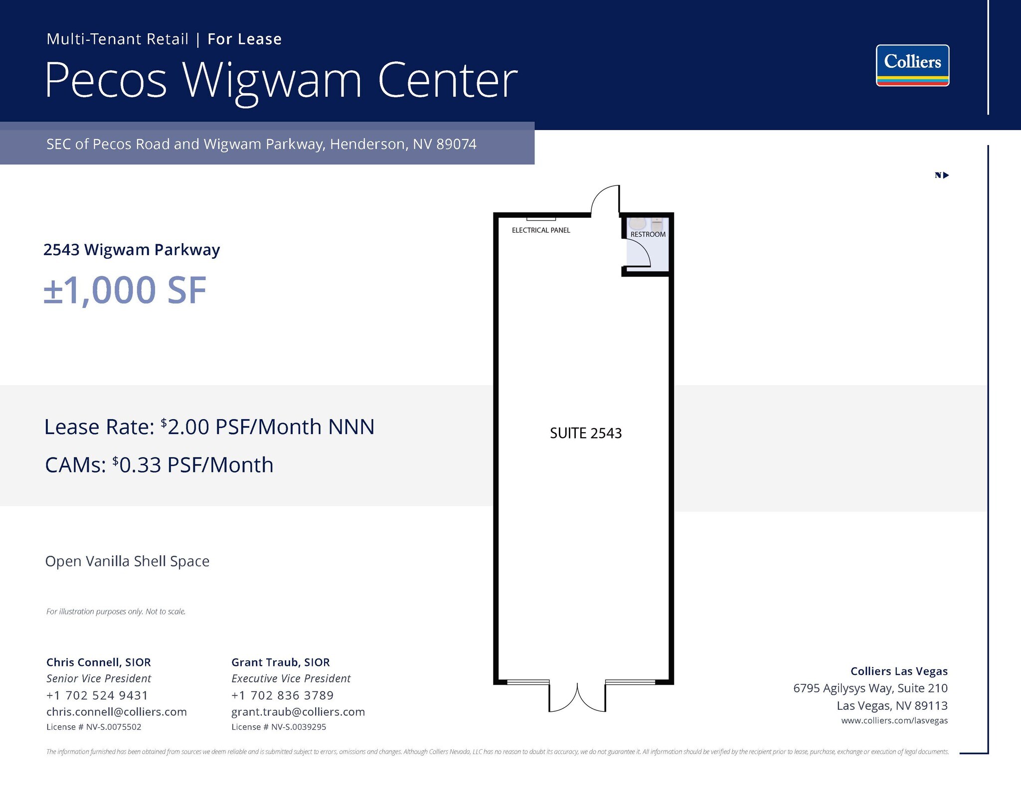 80 N Pecos Rd, Henderson, NV à louer Plan d’étage– Image 1 sur 1