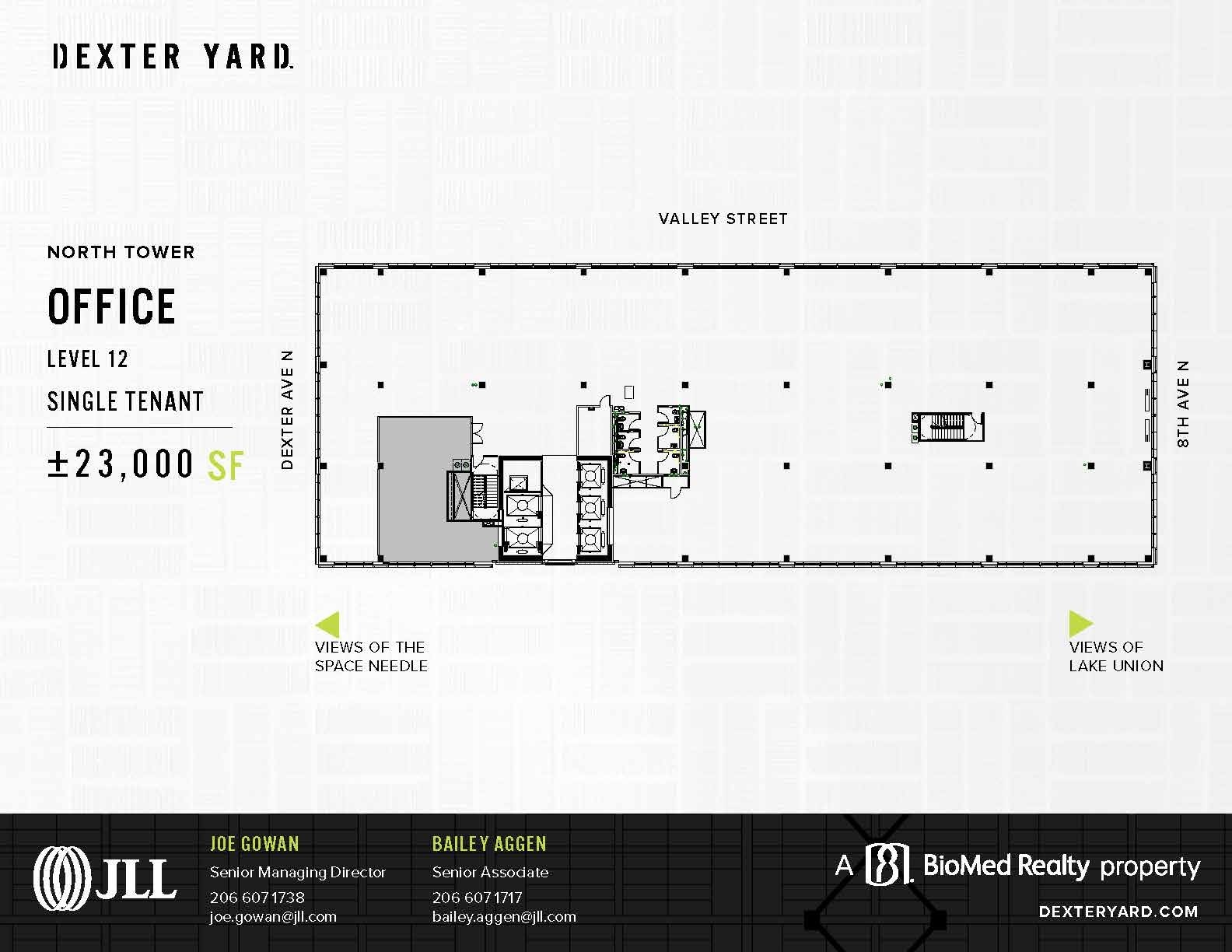 700 Dexter Ave N, Seattle, WA à louer Plan d’étage– Image 1 sur 1
