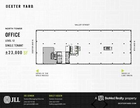 700 Dexter Ave N, Seattle, WA à louer Plan d’étage– Image 1 sur 1
