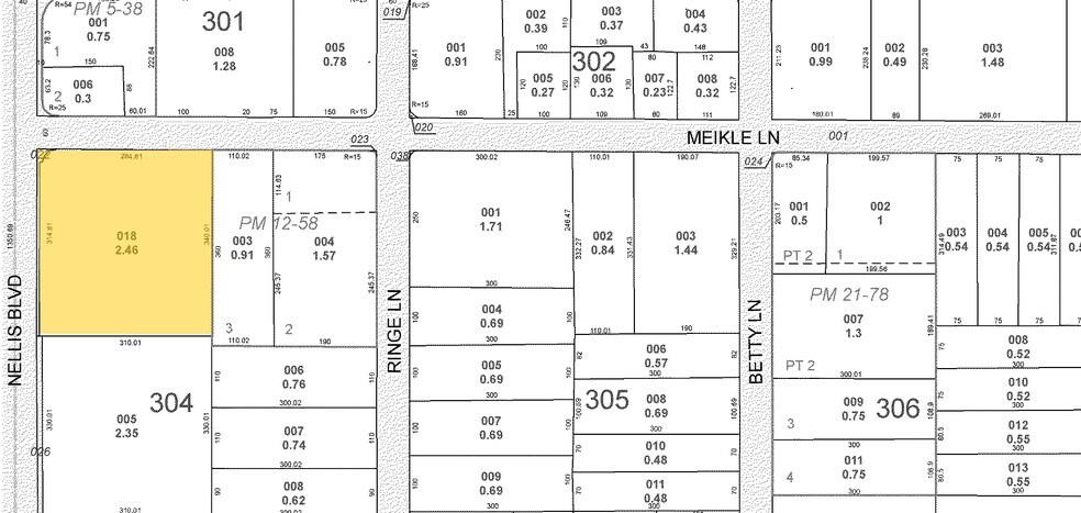 1900 N Nellis Blvd, Las Vegas, NV à louer - Plan cadastral – Image 3 sur 28