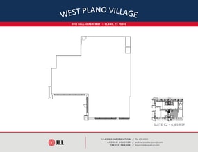 3310 Dallas Pkwy, Plano, TX à louer Plan d’étage– Image 1 sur 2