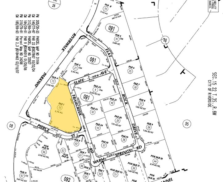11801 Pierce St, Riverside, CA à louer - Plan cadastral – Image 2 sur 8