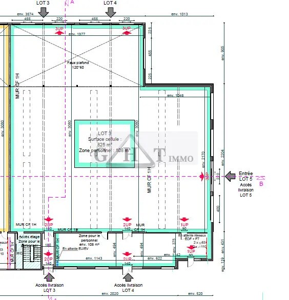 Bureau dans Saint-Brice-sous-Forêt à louer - Plan d’étage – Image 3 sur 3