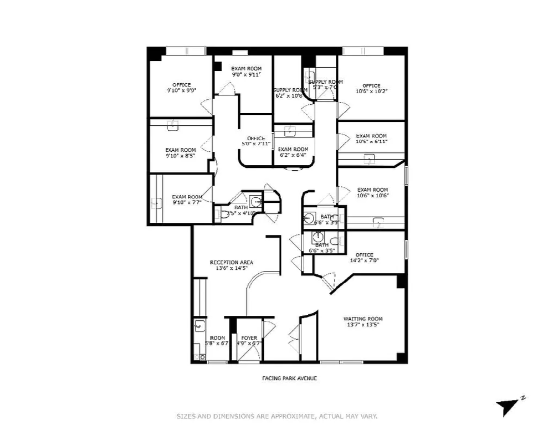 1126 Park Ave, New York, NY 10128 - Lot 1 -  - Plan d’étage - Image 1 of 1
