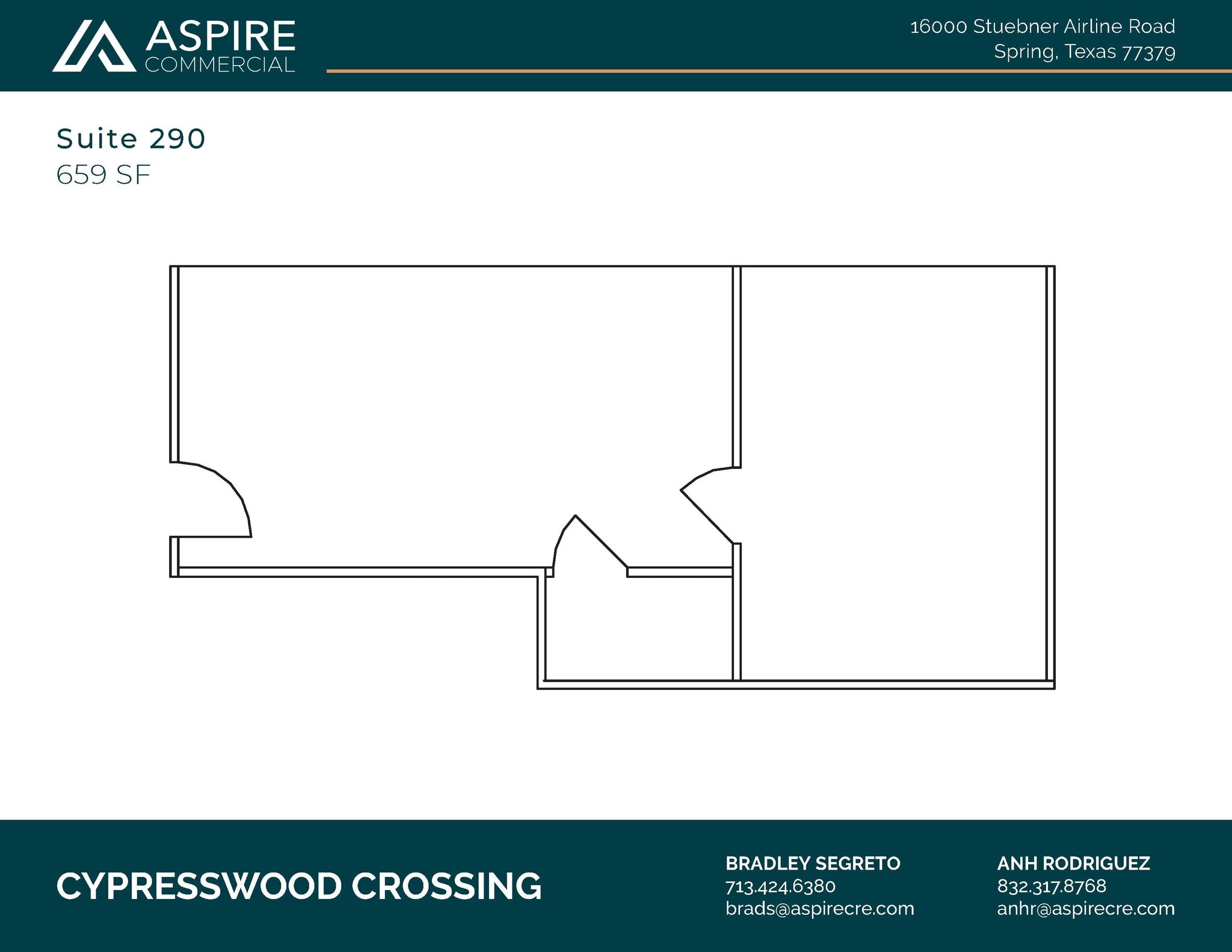 16000 Stuebner Airline Rd, Spring, TX à louer Plan d’étage– Image 1 sur 1