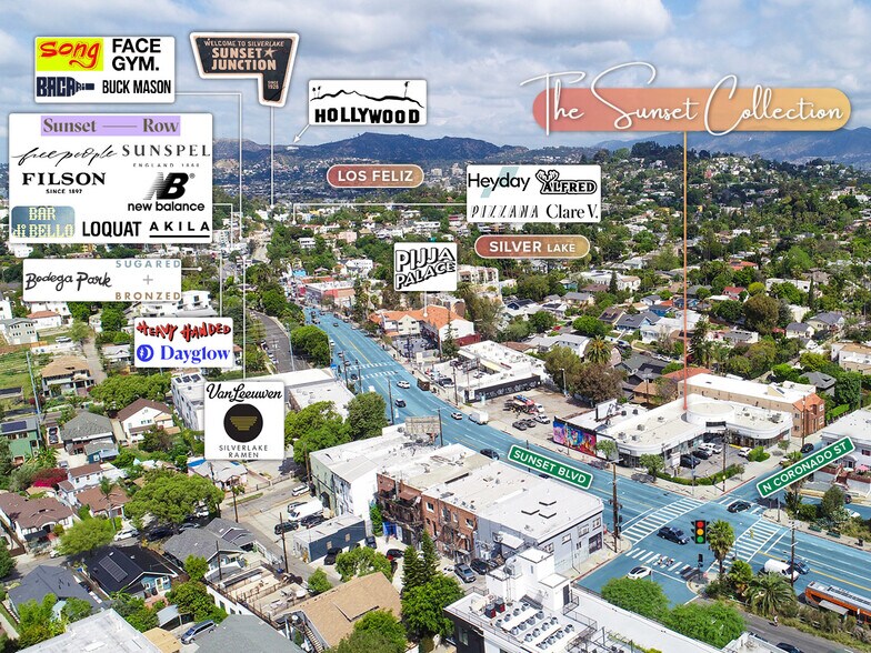 2501 W Sunset Blvd, Los Angeles, CA à louer - Aérien – Image 3 sur 5