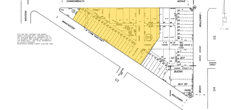 6281 Beach Blvd, Buena Park, CA à louer - Plan cadastral – Image 2 sur 8