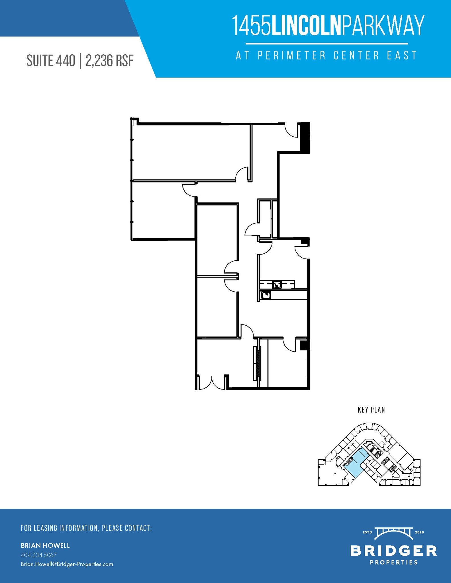 1455 Lincoln Pkwy E, Atlanta, GA à louer Plan d’étage– Image 1 sur 1