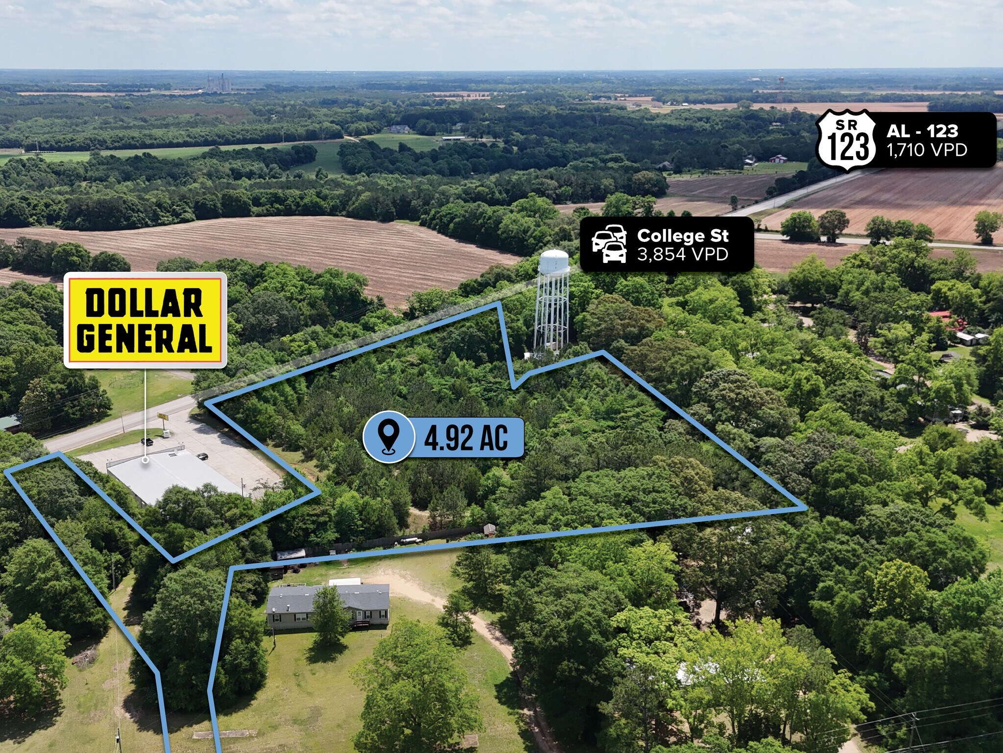 adj. to 1010 College St, Newton, AL à vendre Photo de l’immeuble– Image 1 sur 8