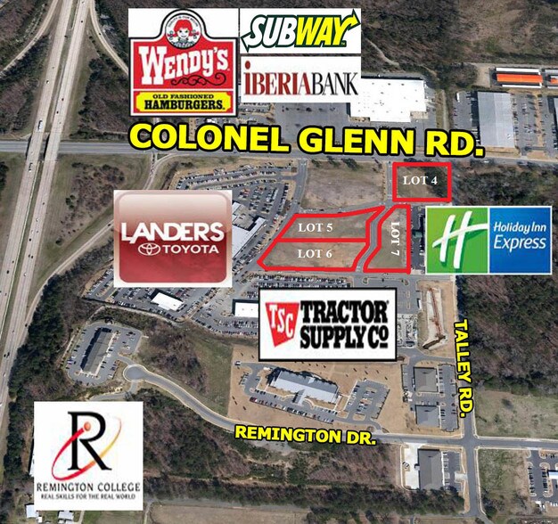 Colonel Glenn Rd, Little Rock, AR à vendre - Plan de site – Image 2 sur 3