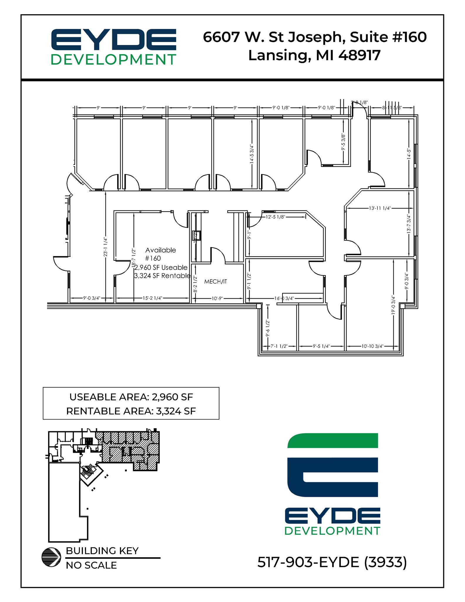 6607 W Saint Joseph Hwy, Lansing, MI à louer Plan de site– Image 1 sur 1