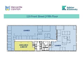 100 Front St, Worcester, MA à louer Plan d’étage– Image 1 sur 1