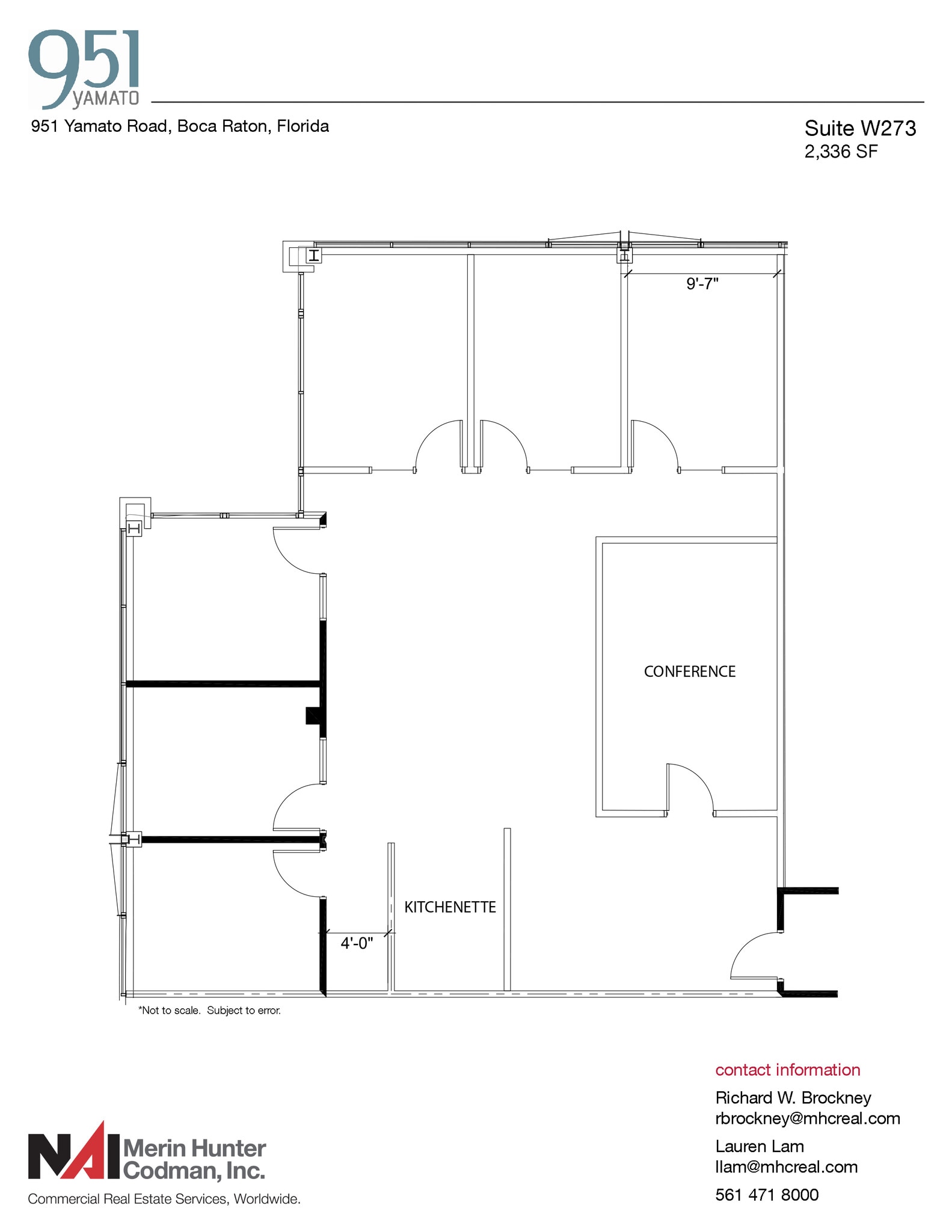 951 Yamato Rd, Boca Raton, FL à louer Plan d’étage– Image 1 sur 17
