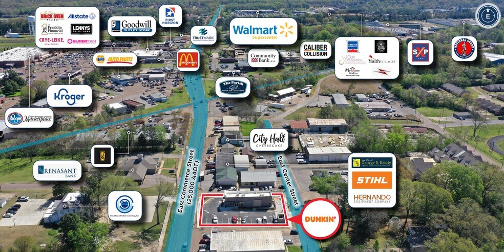 151 E Commerce St, Hernando, MS à vendre - Photo de l’immeuble – Image 2 sur 2