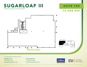 6700 Sugarloaf Pky, Duluth, GA à louer Plan d’étage– Image 1 sur 1