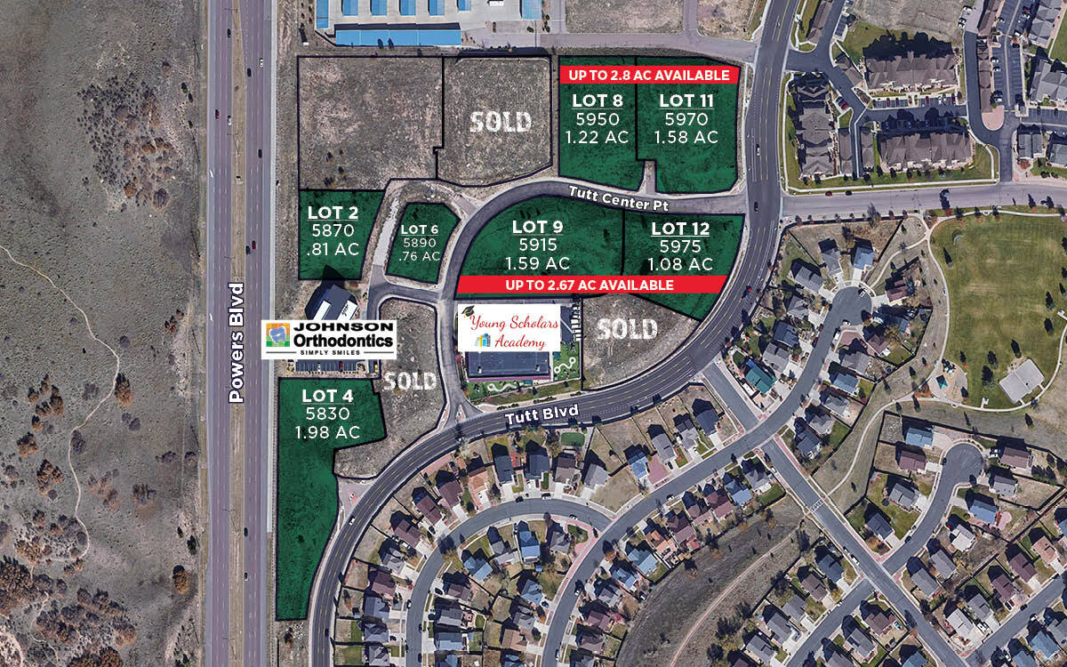 5830-5975 Tutt Center Pt, Colorado Springs, CO à vendre Photo principale– Image 1 sur 17