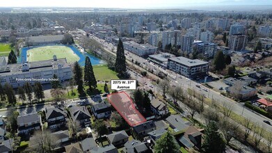 2075 37th Av W, Vancouver, BC - Vue aérienne vue de carte
