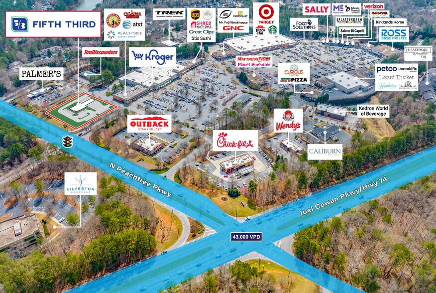 993 N Peachtree Pky, Peachtree City, GA à vendre - Aérien – Image 2 sur 4