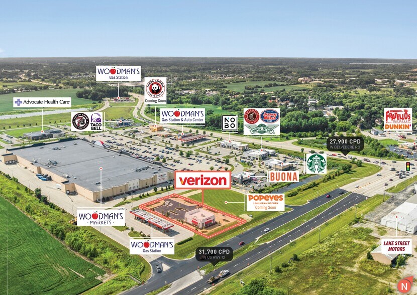 31450 US 12 Hwy, Lakemoor, IL à vendre - Photo de l’immeuble – Image 2 sur 6