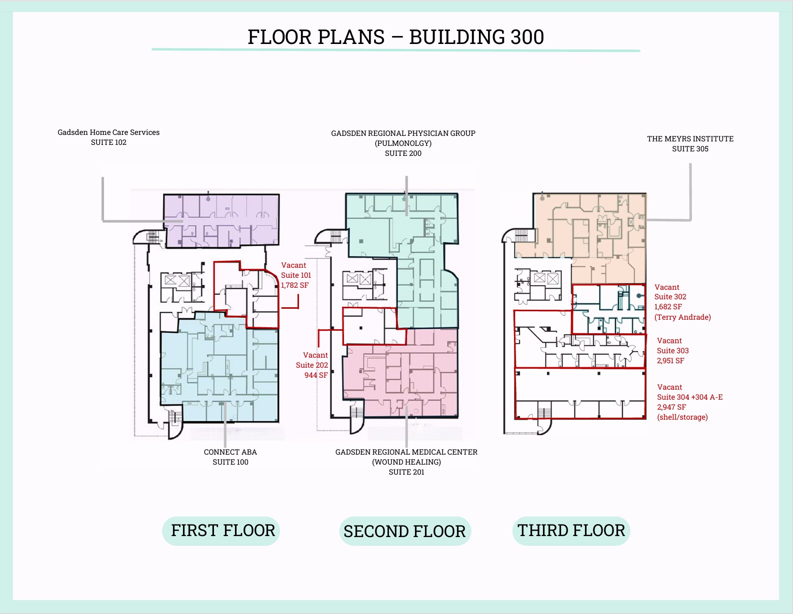 300 Gaines Ave, Gadsden, AL à louer Plan d’étage– Image 1 sur 1