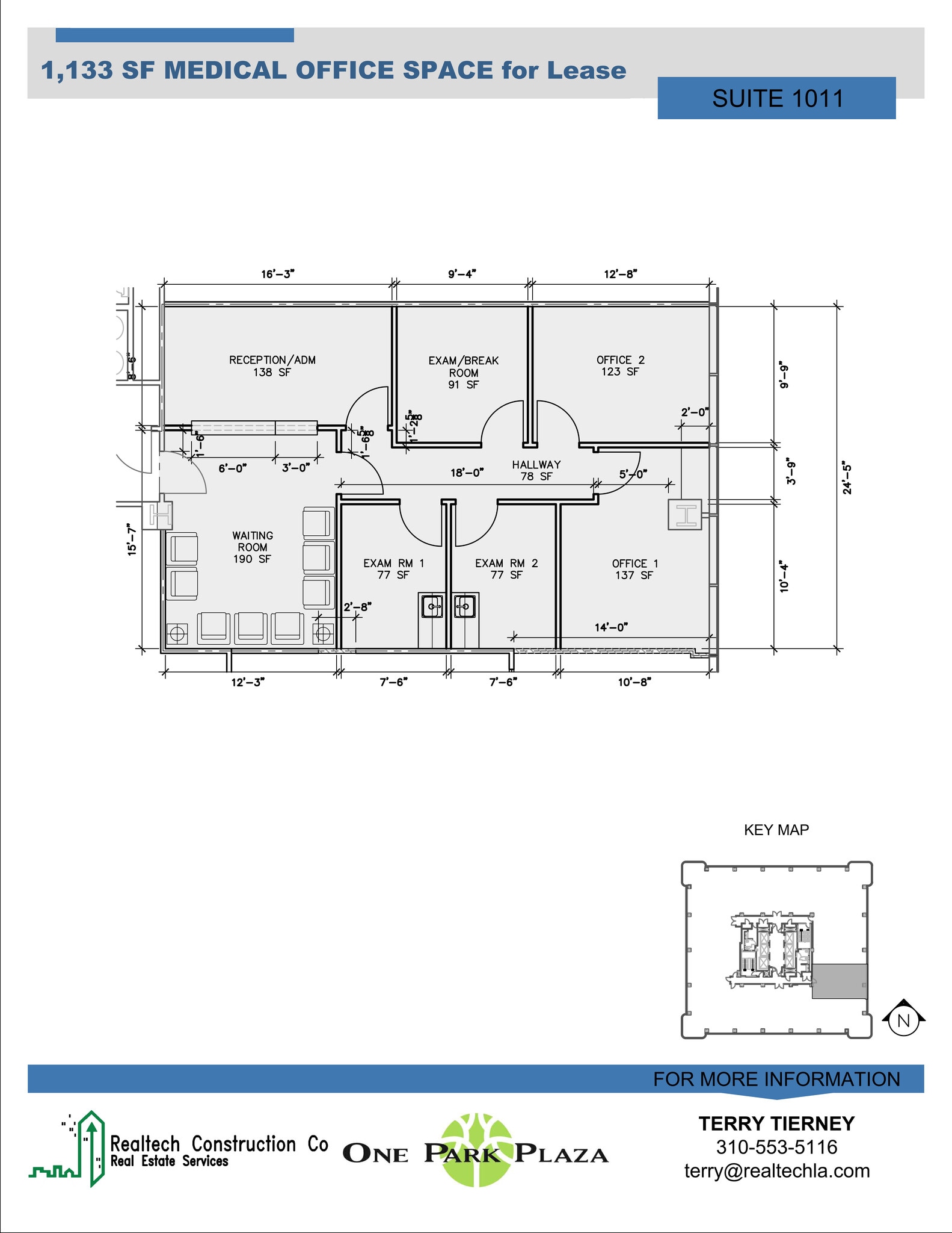 3250 wilshire Blvd, Los Angeles, CA à louer Plan d’étage– Image 1 sur 1