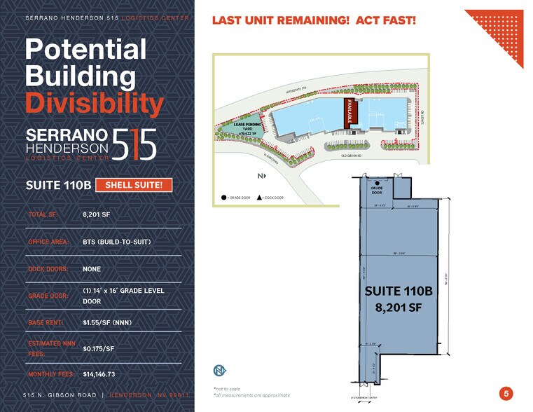515 N Gibson Rd, Henderson, NV à louer - Plan d’étage – Image 3 sur 3