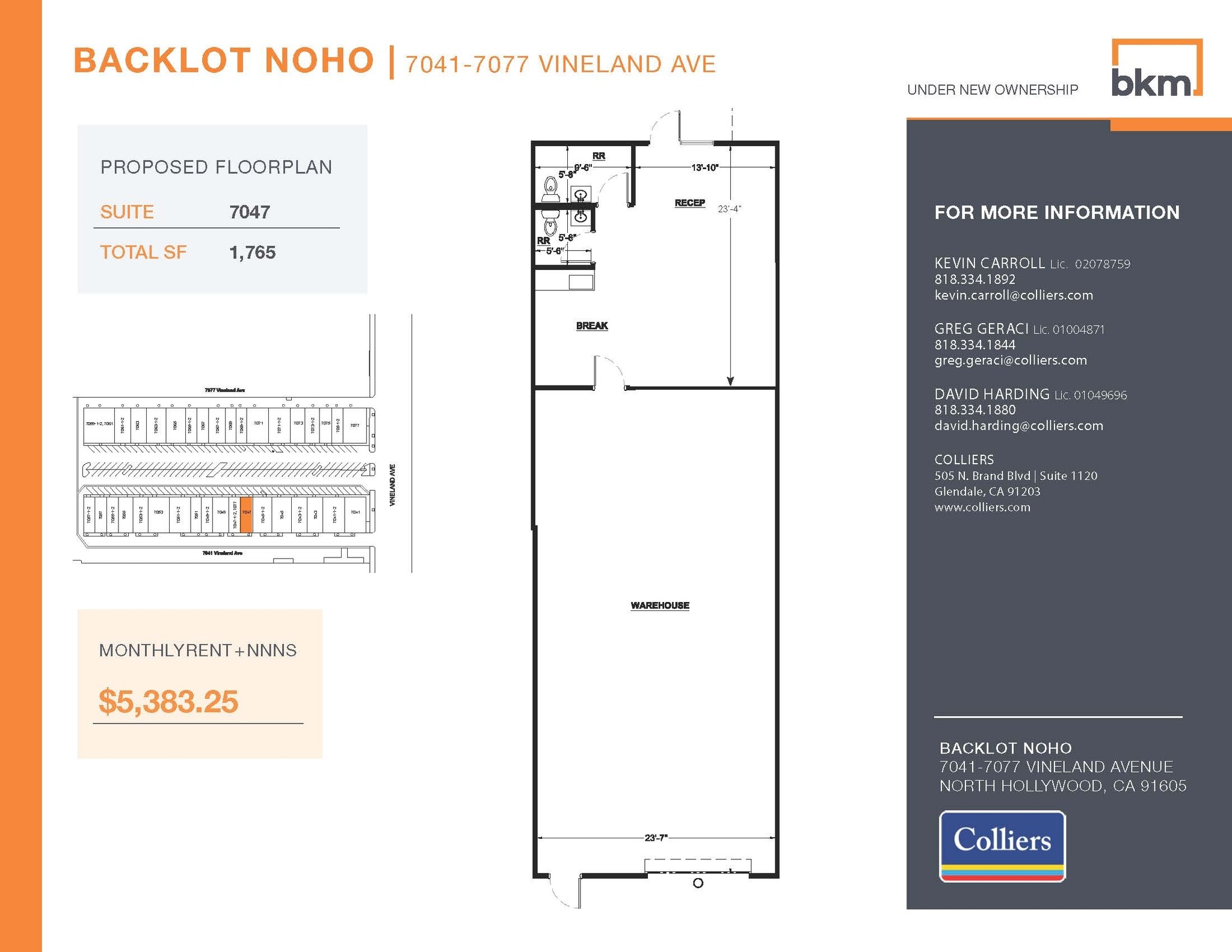 7059-7077 1/2 Vineland Ave, North Hollywood, CA à louer Photo intérieure– Image 1 sur 1
