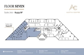 701 Brazos St, Austin, TX à louer Plan d’étage– Image 1 sur 1