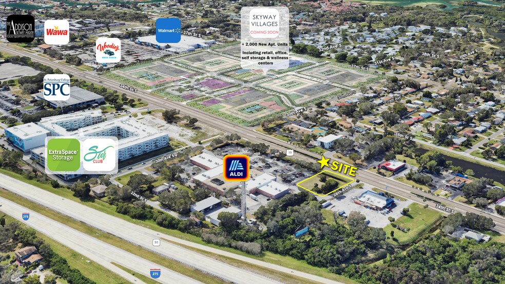 2800 34th St S, Saint Petersburg, FL à louer - Photo de l’immeuble – Image 2 sur 2
