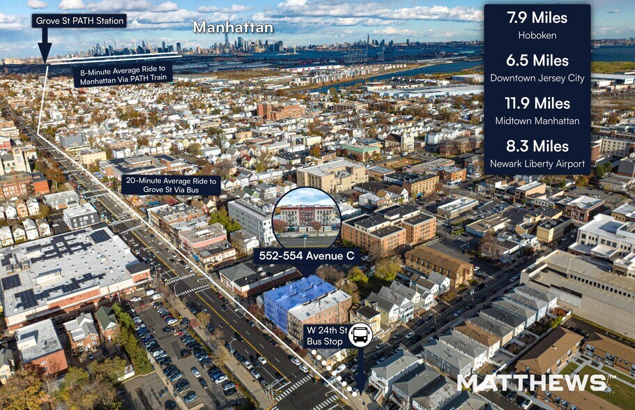 552-554 Avenue C, Bayonne, NJ à vendre - Photo de l’immeuble – Image 3 sur 3